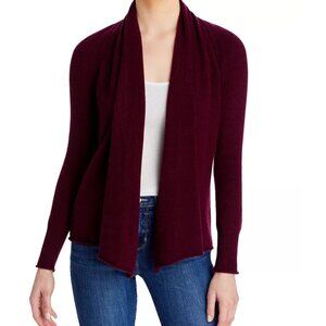 Aqua 100% Cashmere Open-Front Cardigan XS